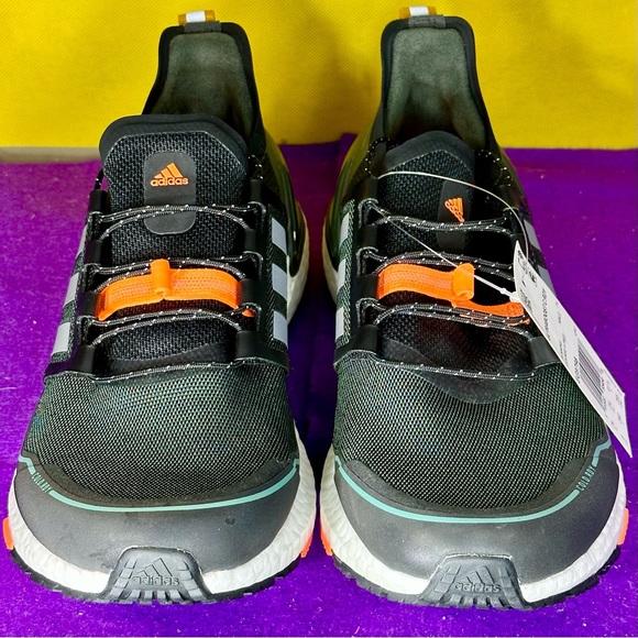 New adidas Ultra Boost Cold.RDY Men’s Size 8 Black Signal Orange EG9798 Sneakers - Picture 3 of 12